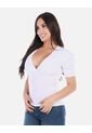 Blusa Escote En V Para Mujer Moderna de Arequipe
