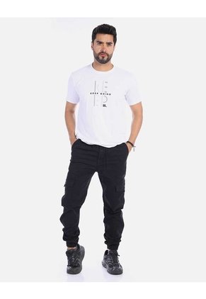 Pantalón Cargo Tipo Jogger Para Hombre