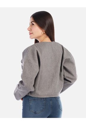 Chaqueta Femenina Con Silueta Amplia Y Elegante
