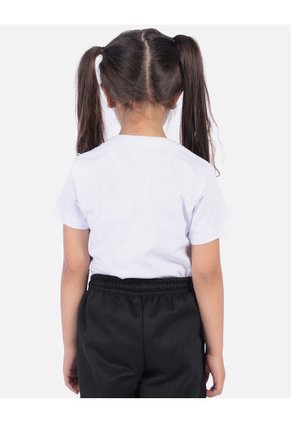 Camiseta Básica Blanca Colegial Unisex
