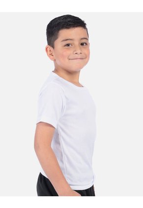 Pack X 3 Camiseta Acanalada Cuello Redondo Colegial Unisex