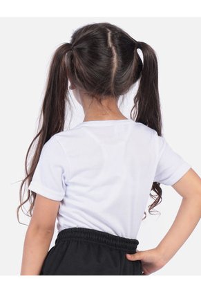 Camiseta Acanalada Cuello Redondo Colegial Unisex