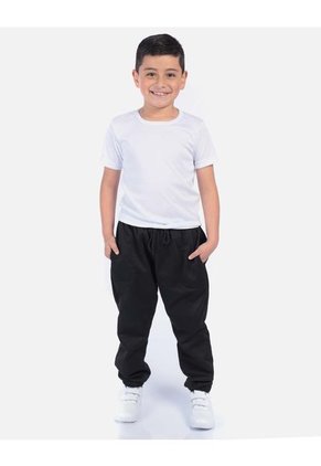 Camiseta Acanalada Cuello Redondo Colegial Unisex