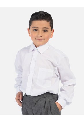 CAMISA MANGA LARGA COLEGIAL