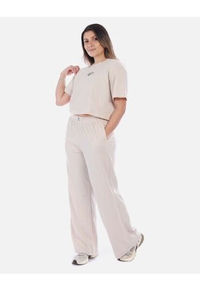 Conjunto Wide Leg Mujer Marfil