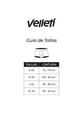 Boxer Corto Licrado Hombre Velleti