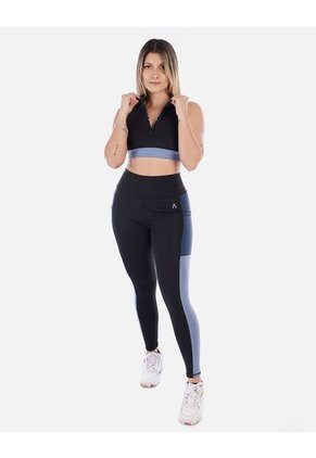 Top Deportivo De Mujer Con Cremallera Frontal