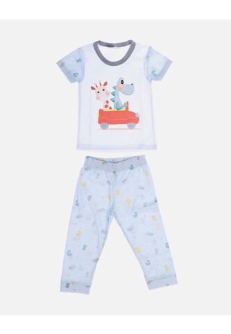 Pijama Con Estampado De Dinosaurio Para Bebé | Arequipe Arequipe moda dulce