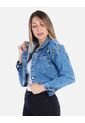 Chaqueta Jean Azul Con Apliques Mujer de Arequipe moda dulce