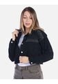Chaqueta De Algodón Negra Corta Mujer de Arequipe moda dulce