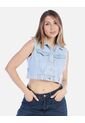 Chaleco De Jean Corto Para Mujer de Arequipe moda dulce