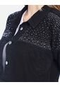 Chaqueta De Algodón Negra Corta Mujer de Arequipe moda dulce