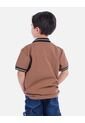 Camiseta Tipo Polo Camel Para Niño | Arequipe de Arequipe moda dulce