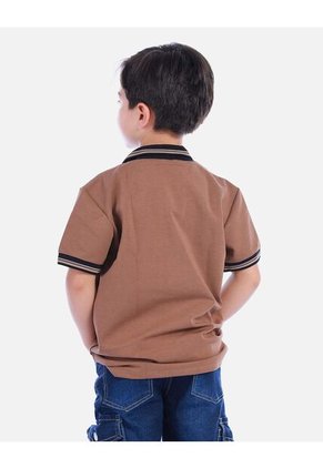 Camiseta Tipo Polo Camel Para Niño | Arequipe