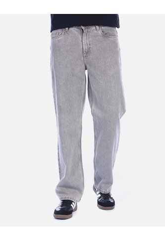 Jean Recto Cintas / Wide Leg Para Hombre - Gris Arequipe moda dulce