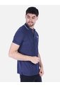 Camiseta Tipo Polo Clásica Para Hombre - Azul Oscuro de Arequipe moda dulce