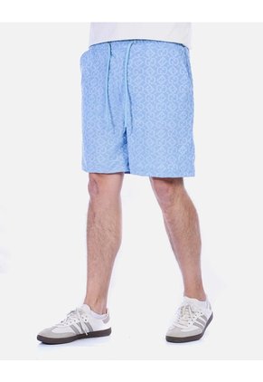 Pantaloneta Casual Para Hombre Con Textura Estampada
