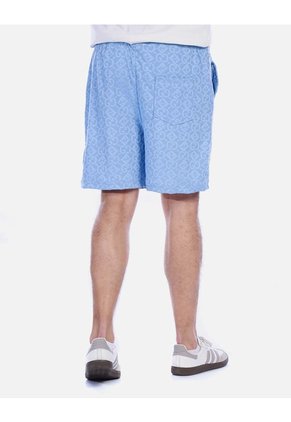 Pantaloneta Casual Para Hombre Con Textura Estampada