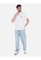 Jean Recto Cintas / Wide Leg Para Hombre - Azul Hielo de Arequipe moda dulce