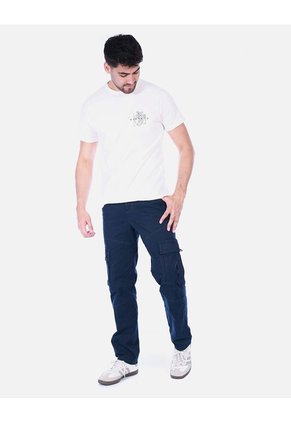 Pantalón Cargo Para Hombre - Azul Oscuro
