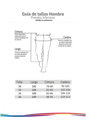 Pantalón Cargo Para Hombre - Azul Oscuro