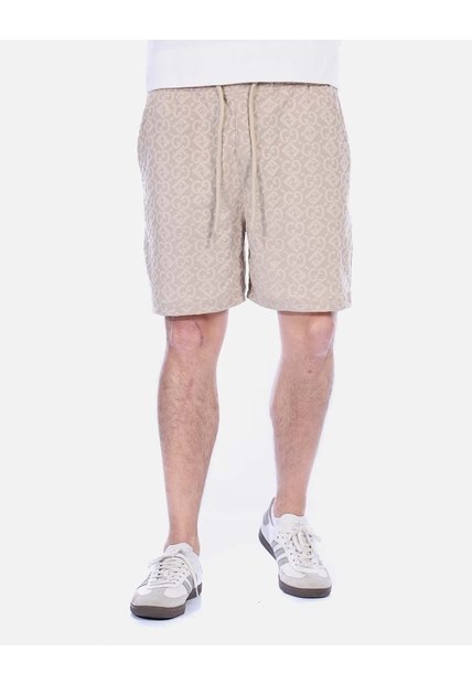 Pantaloneta Casual Para Hombre Con Textura Estampada