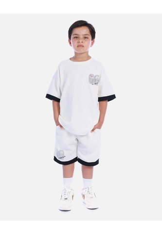 Conjunto De Camiseta Y Bermuda Para Niño | Arequipe Arequipe moda dulce