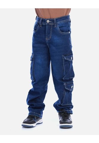 Pantalón Jean Azul Tipo Cargo Para Niño | Arequipe Arequipe moda dulce