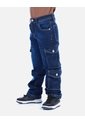 Pantalón Jean Azul Tipo Cargo Para Niño | Arequipe de Arequipe moda dulce