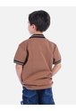 Camiseta Tipo Polo Camel Para Niño | Arequipe de Arequipe moda dulce