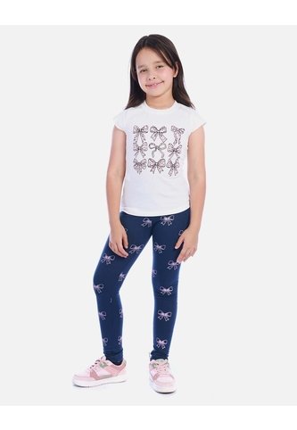 Conjunto De Camiseta Y Leggings Con Moños | Arequipe Arequipe moda dulce