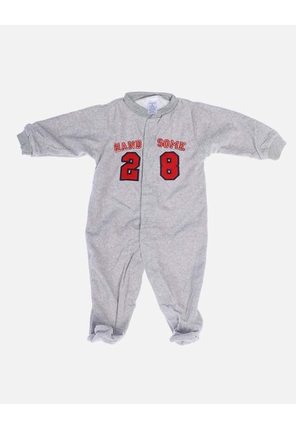 Pijama Enteriza Térmica Gris Handsome 28 Para Bebé