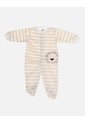 Pijama Enteriza Térmica Rayas León Arena Para Bebé de Arequipe moda dulce