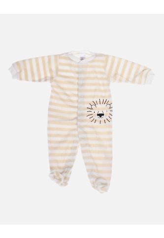 Pijama Enteriza Térmica Rayas León Arena Para Bebé Arequipe moda dulce