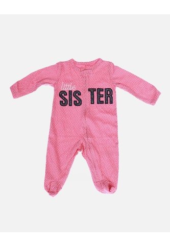 Pijama Enteriza Little Sister Fucsia Para Bebé Arequipe moda dulce