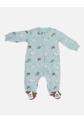 Pijama Enteriza Perritos Verde Claro Para Bebé Arequipe moda dulce