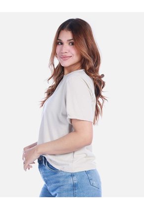 Camiseta Básica Para Mujer Manga Corta