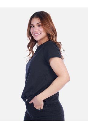 Camiseta Básica Para Mujer Manga Corta