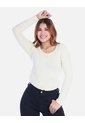 Camiseta Básica Para Mujer Manga Larga de Arequipe moda dulce