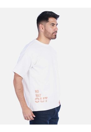 Camiseta Oversize Para Hombre Manga Corta Con Estampado Gráfico