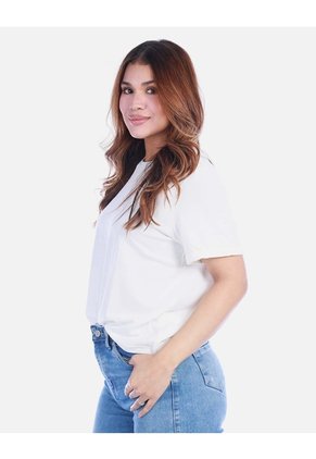 Camiseta Básica Para Mujer Manga Corta