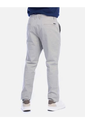 Pantalón Tipo Chino Para Hombre En Dril - Gris Claro