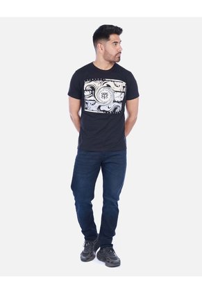 Camiseta Urbana Para Hombre Manga Corta Con Estampado