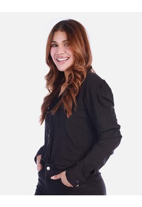 Camisa Manga Larga Elegante Para Mujer