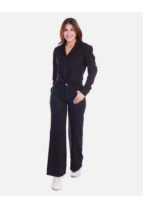 Camisa Manga Larga Elegante Para Mujer