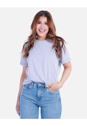 Camiseta Básica Para Mujer Manga Corta