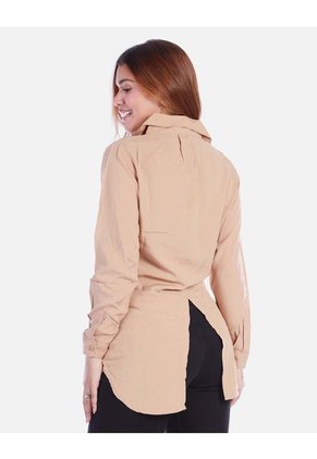Maxicamisa Manga Larga Para Mujer