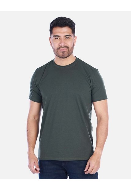 Camiseta Básica Para Hombre Manga Corta