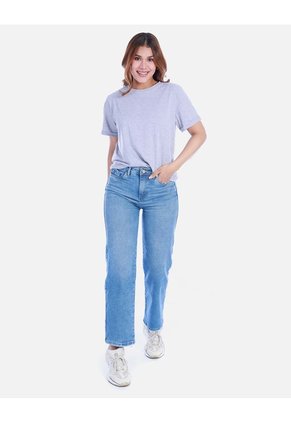 Camiseta Básica Para Mujer Manga Corta
