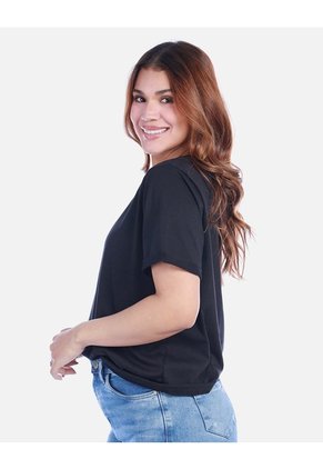Camiseta Básica Para Mujer Manga Corta